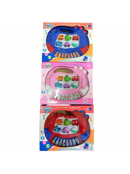 Brinquedo Infantil música teclado piano com som e luz musical para crianças e bebês/presentes