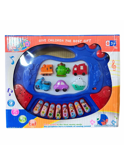 Brinquedo Infantil música teclado piano com som e luz musical para crianças e bebês/presentes