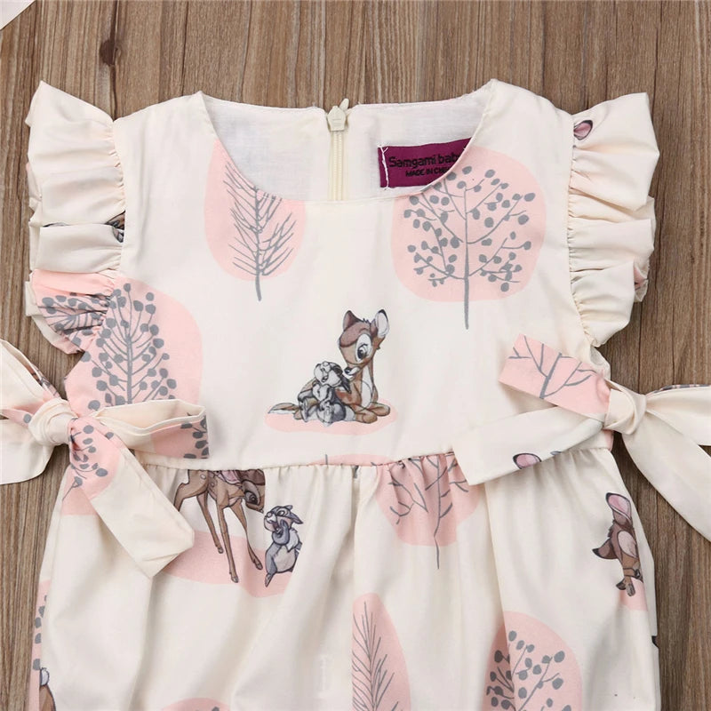 Macacão Moda Infantil Floral Roupas 0-24M