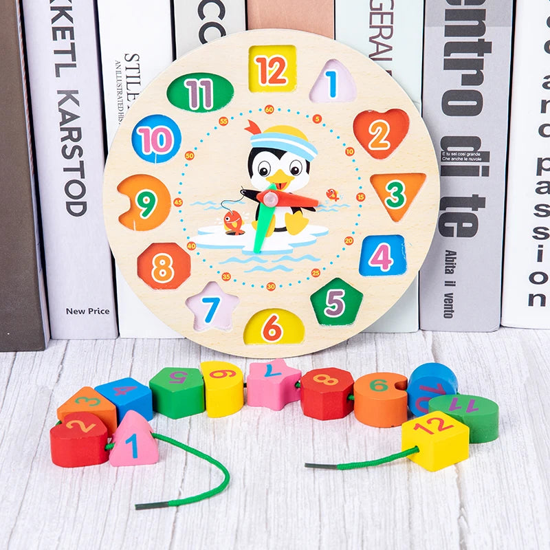 Montessori de madeira brinquedos educativos para crianças aprendizagem precoce