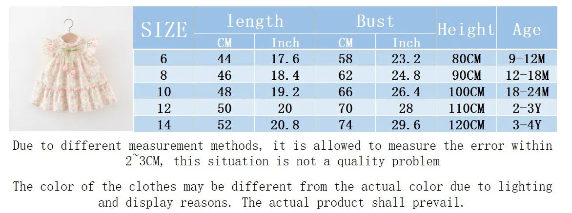 Vestido Tulipas Florido Summer Covered In Tulip Flowers Rabbit Little Flying Sleeve Dress For Kids Girl Cute Princess Dress For Baby Kids