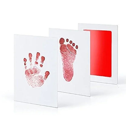 Bebê recém-nascido Kit Mão e Pegada, Almofadas de Tinta, Photo Frame, Toddlers Souvenir Acessórios, Safe Clean, Baby Shower Presente