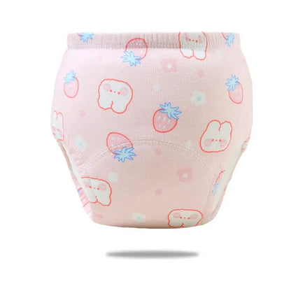 5PC 6 Layers Reusable Cotton Baby Training Pants, Baby Shorts, Underwear, Baby Diapers,