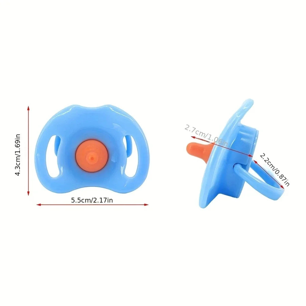Large size Baby Doll Feeding Bottle Set Baby Care Toy Stroller 2pcs Milk And Juice Bottles With Toy Pacifier For Baby Dolls