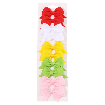 Kit 10 Laço para Bebês – Acessórios de Cabelo Feitos à Mão