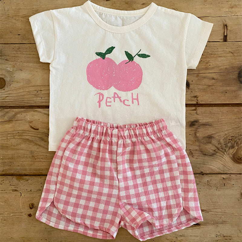 Baby Pajamas Sets Cotton Child Pajamas Toddler Summer Sleeveless Baby Nightwear Pyjamas Kids Cartoon Homewear Clothes